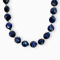Collar de perlas cultivadas azules