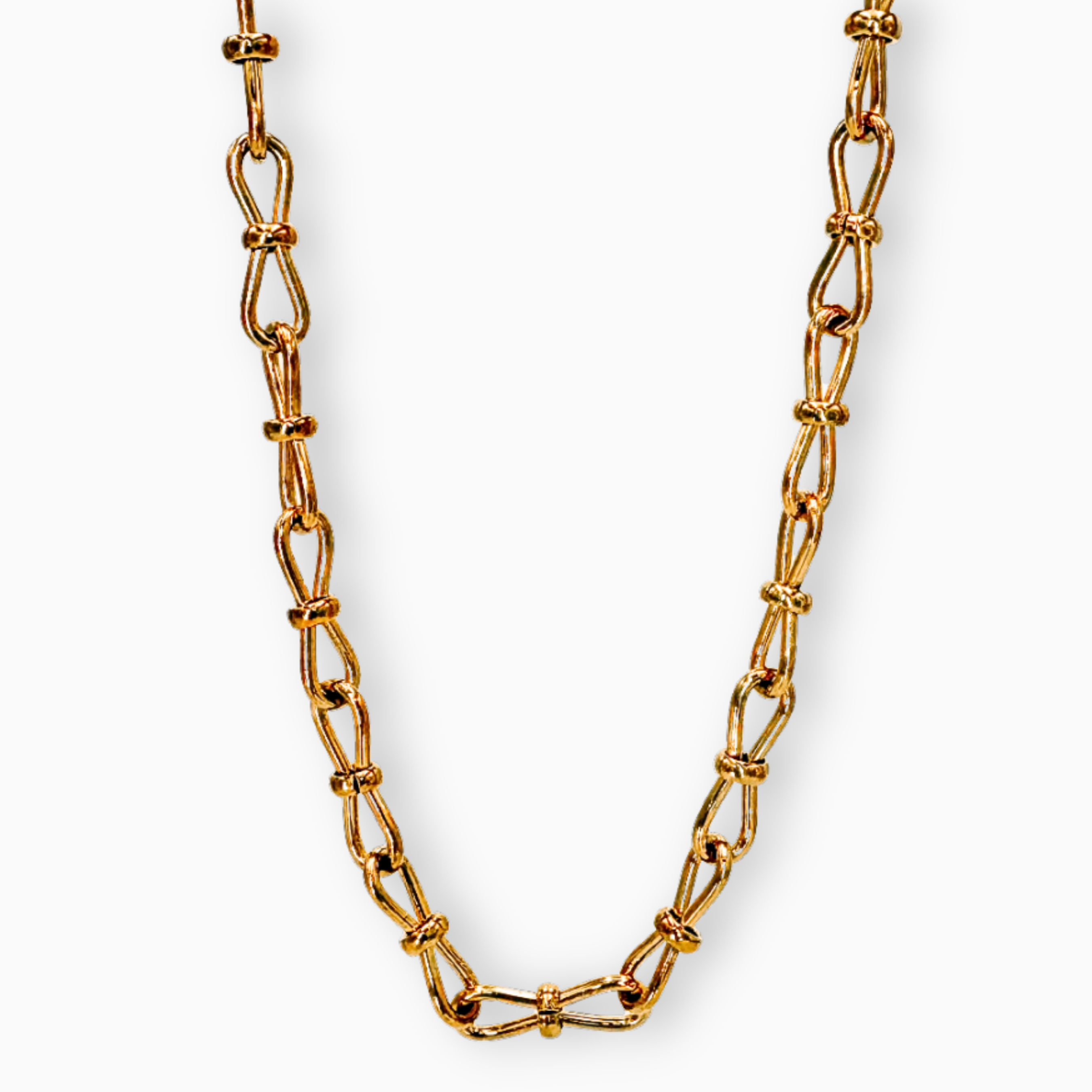 Collar infinito anudado