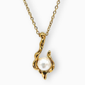 Collar de acero perla