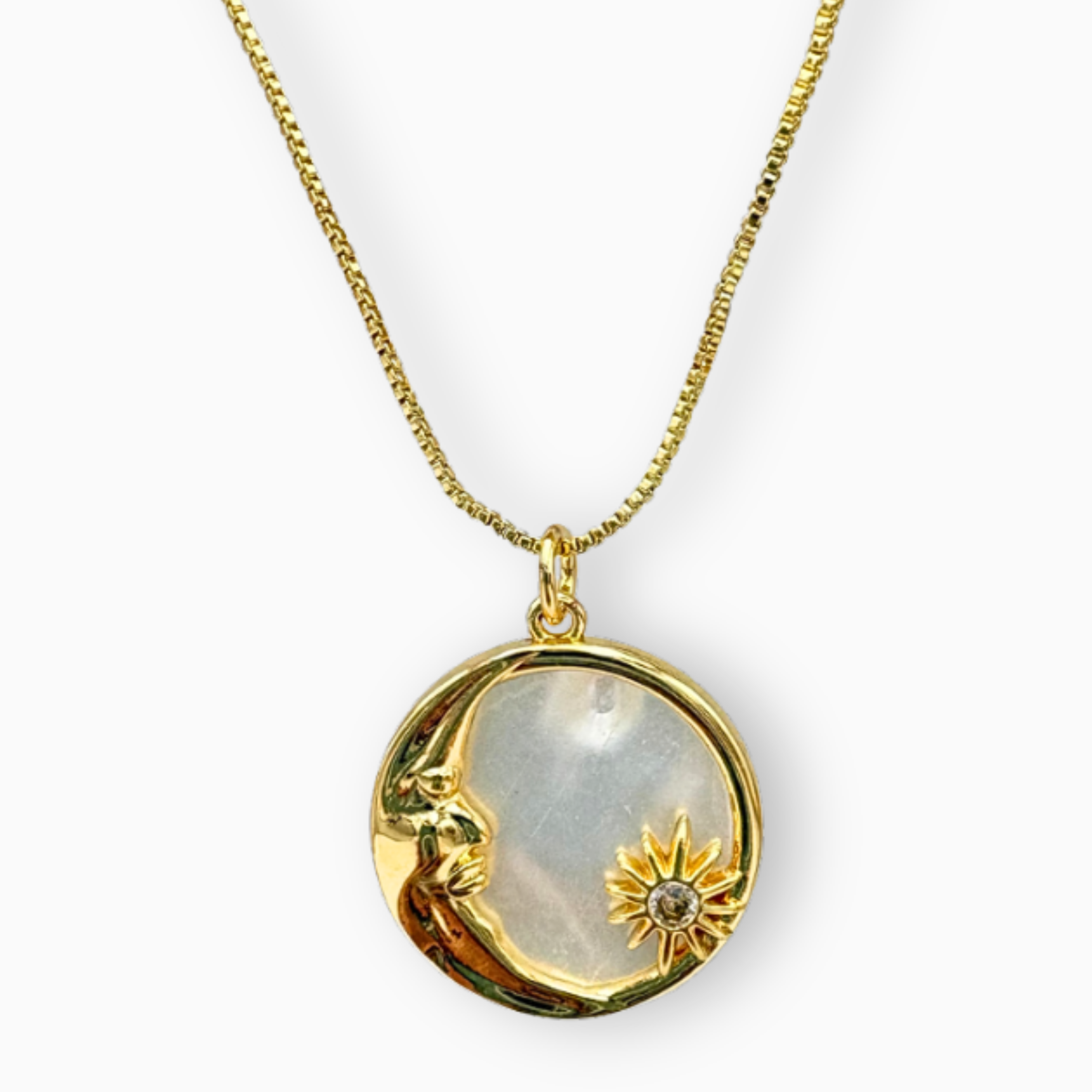 Collar luna madre perla