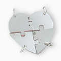 Dije corazón rompecabezas 4 piezas