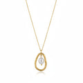 Collar forma irregular perla CO1972G55