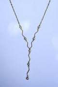 Collar dorado con chispas CO1974G43