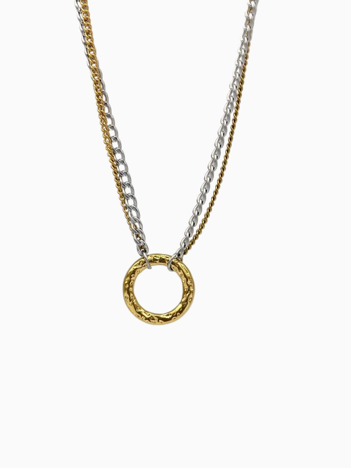 Collar cadenas metales mixtos CO1997G66