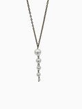 Collar de dije 5 perlas artificiales CO1994G136