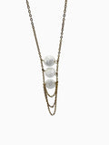 Collar de 3 perlas artificiales CO1992G88
