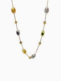 Collar de bolitas bicolores CO1985G63