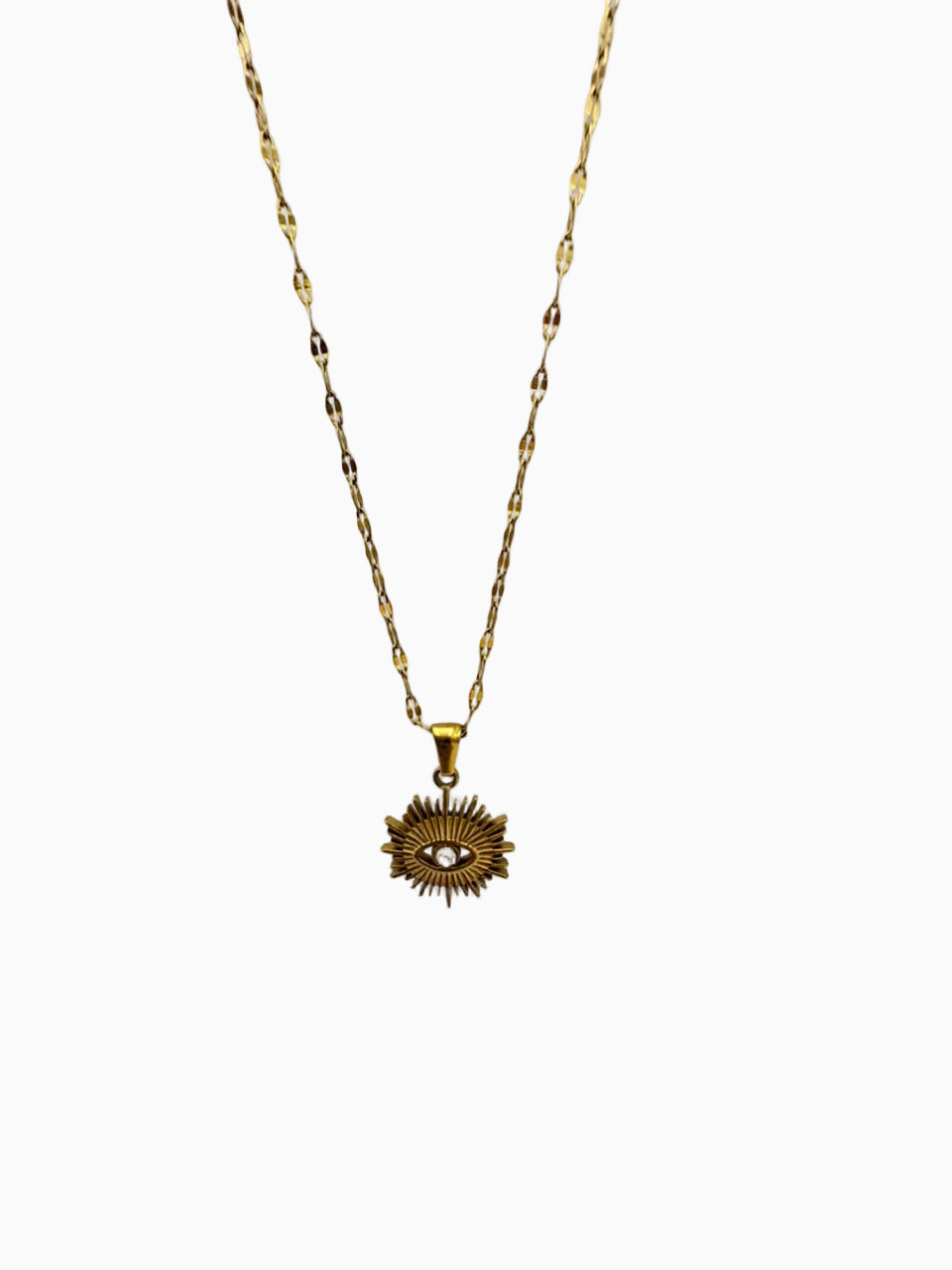 Collar dorado con dije de sol CO1982G108