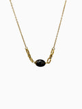 Collar dorado ojo de tigre CO1979G97