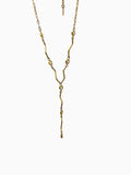 Collar dorado con chispas CO1974G43